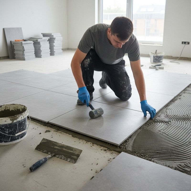 Slate Tile Floor Installation in Frederick, MD